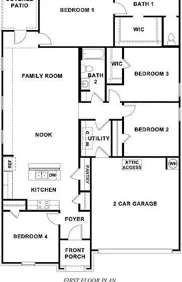 4 bed, 2.0 bath, 1874 sqft, $1,950 — Photo 2