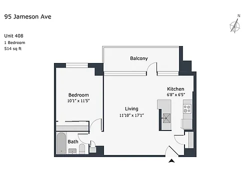 Floor plan 50022A-408