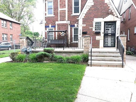 You have your own separate and secured entrance to the Lower Flat Unit #7116 (Front and Rear Access) and separate driveway.
