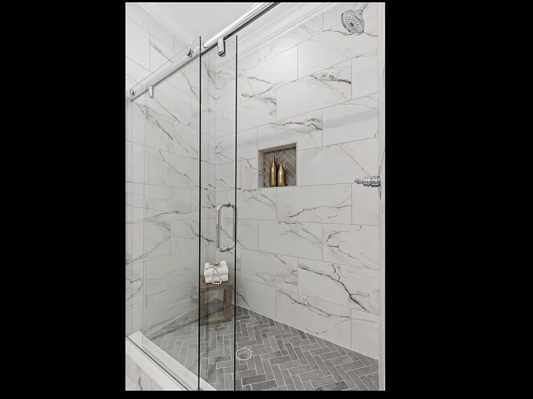 Master shower.