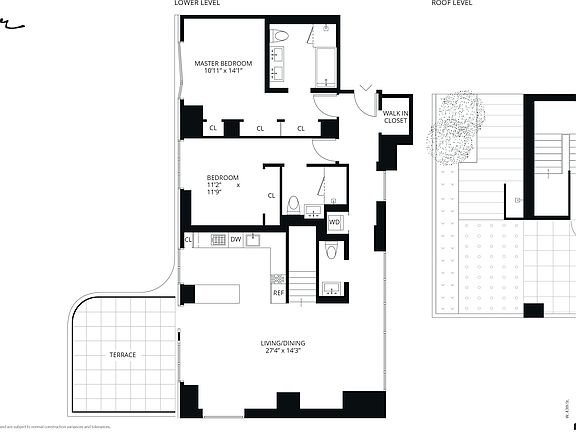2nd image of 555 W 43rd St #Penthouse 1
