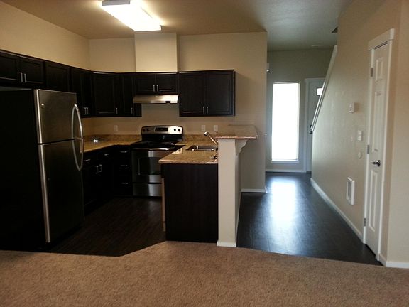 Kitchen and entryway