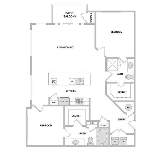 Floor plan B3
