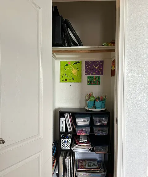 Hall closet