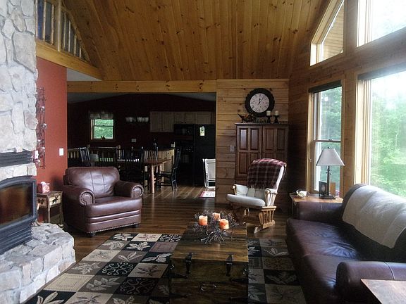 open living/dining/kitchen