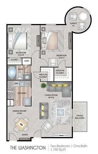 Floor plan The Washington