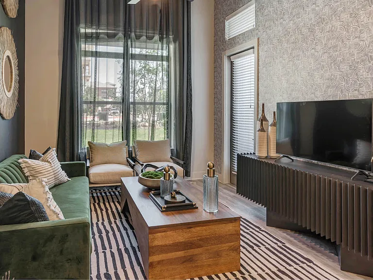 Living Room with Hard Surface Flooring