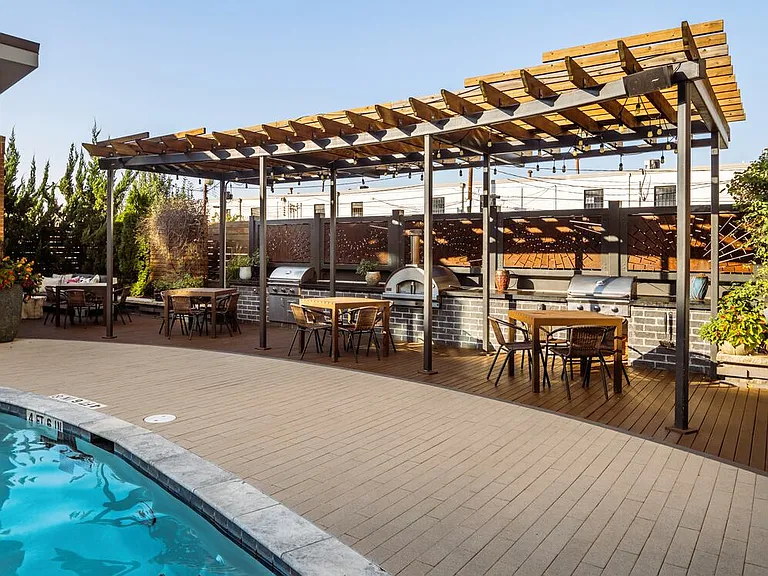 Pool with grill area