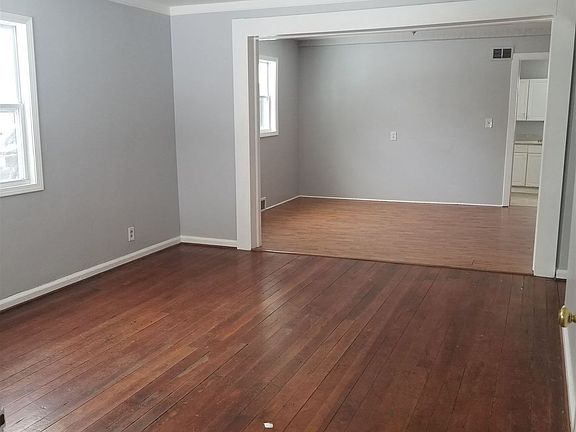 Living room into dining room