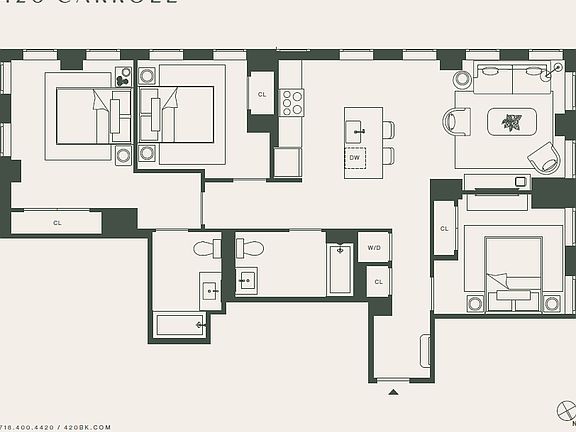 3rd image of 420 Carroll St #W1302