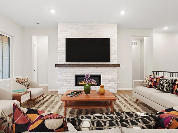 Homesite 71 Great Room - Virtually Staged