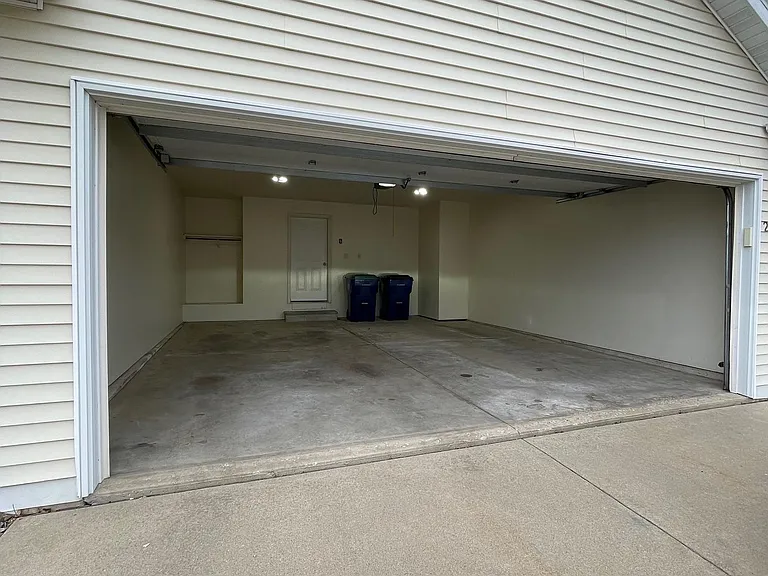 Extra deep two stall garage