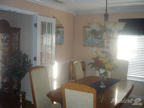 Spacious formal dining room...
