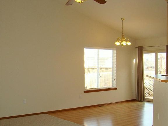 High vaulted ceilings in the great room
