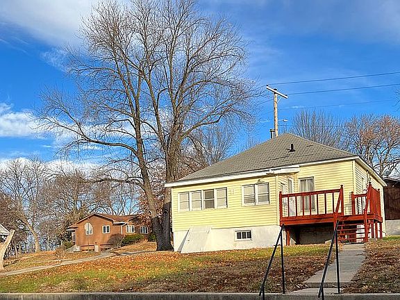 Wood Deck and Back Yard