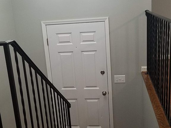 Front door from top landing