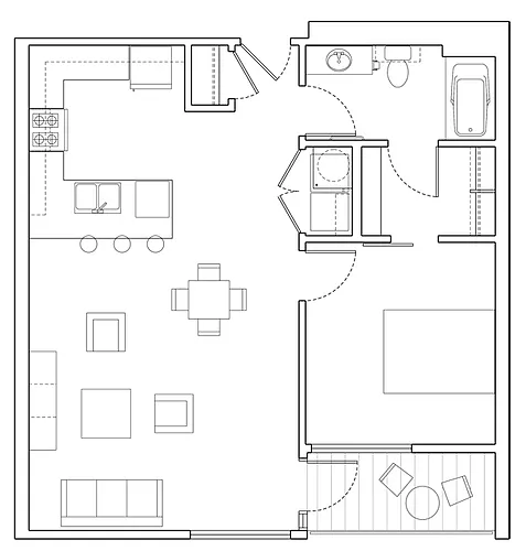 Floor plan 1C