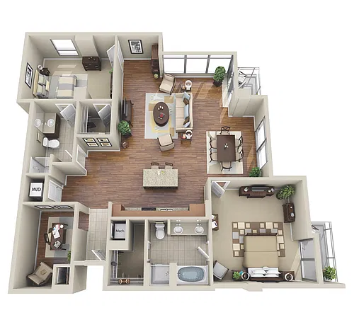 Floor plan B6-S
