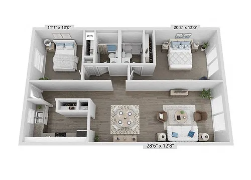 Floor plan Palmer Upgraded