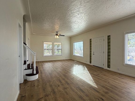 Large Living Room with Ceiling Fan