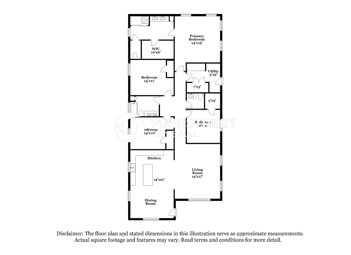 Floor Plan - 5330 Sunbeam St