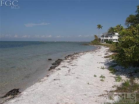 Private community beach along the shores of Charlotte Harbor.