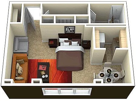 Floor plan Studio