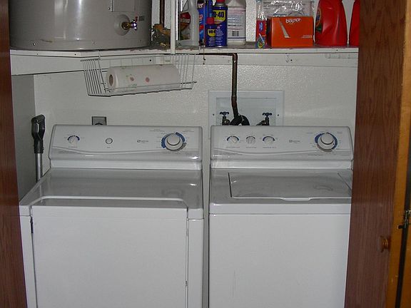 Laundry in unit.