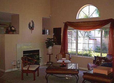 Living Room under High Ceilings