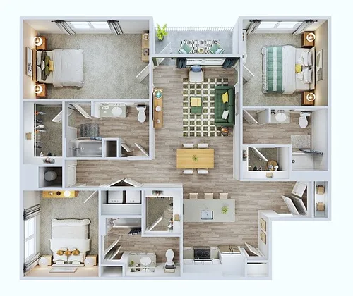 Floor plan 3A