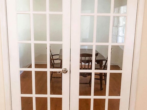 Beautiful french doors leading to study