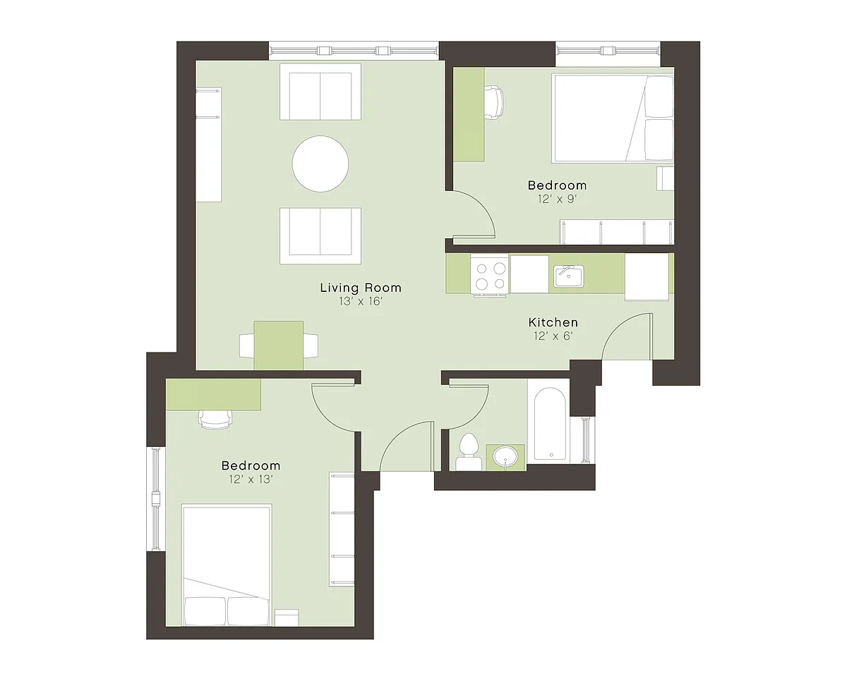 Floor plan 5300D2b1