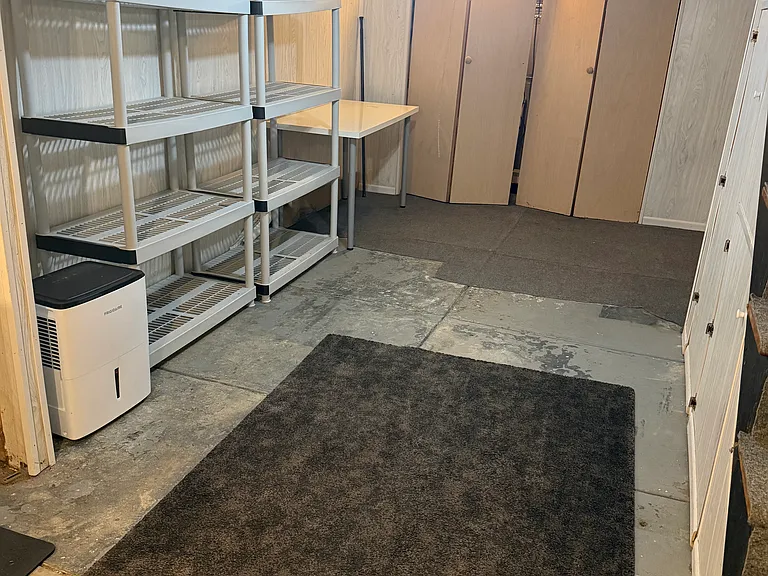 Basement storage