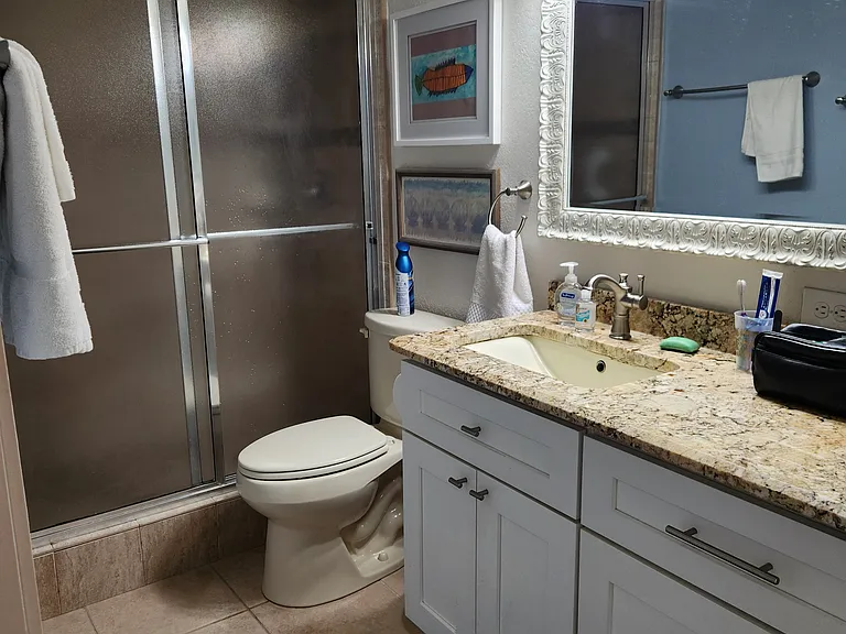 full bathrooms with lots of drawer storage