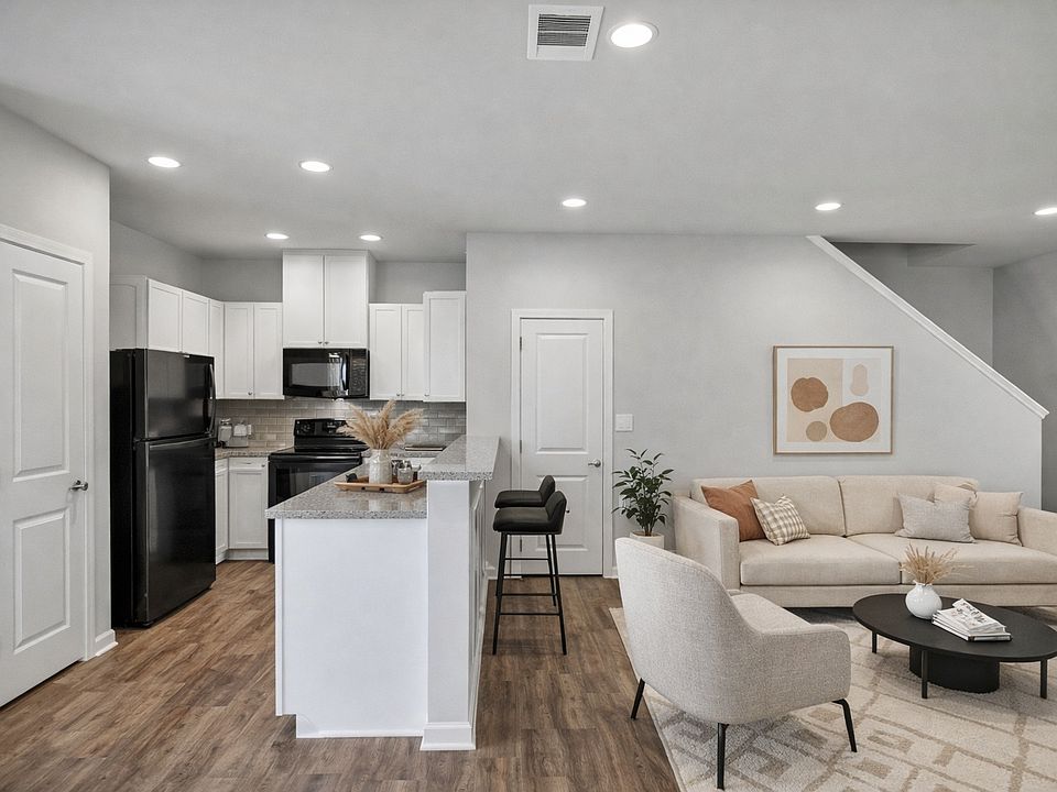 AI staged photo of kitchen and LR