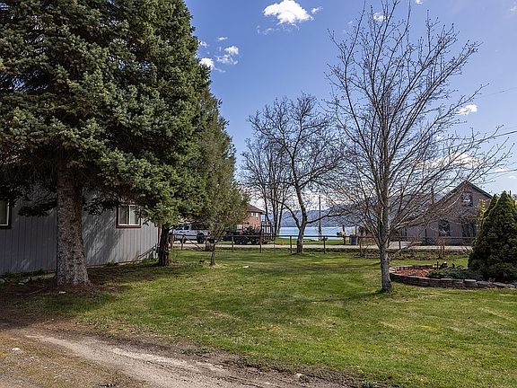 Side yard towards lake