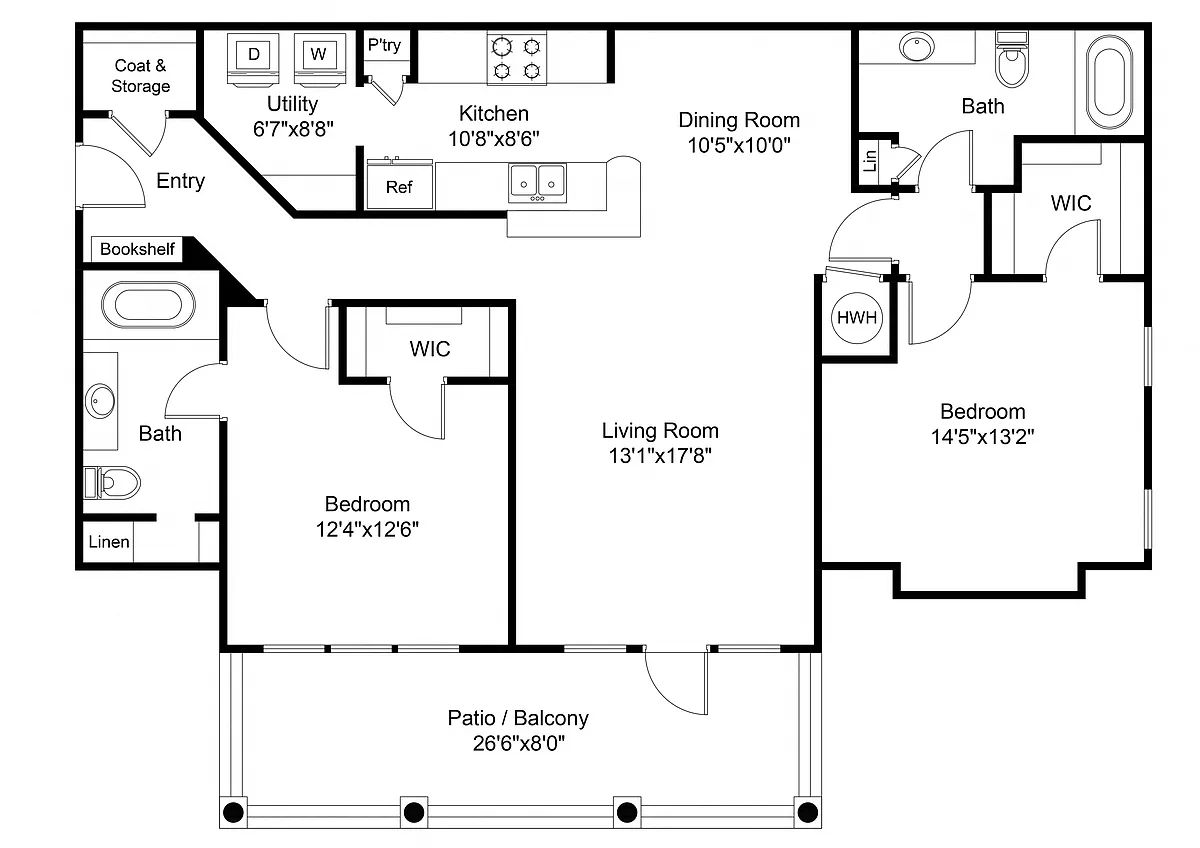 Floor plan B2