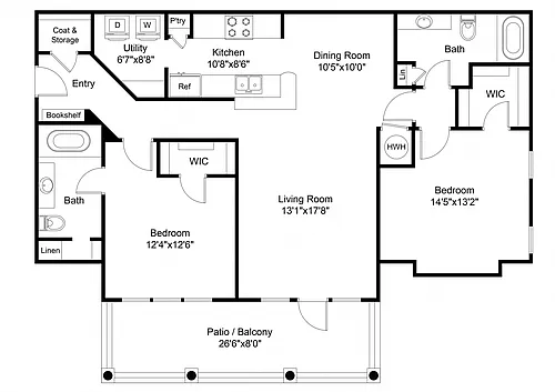 Floor plan B2