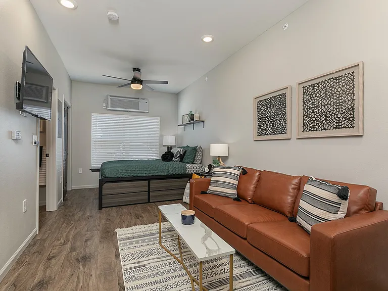 Park57 Studio Furnished Green 6 Living-Bed