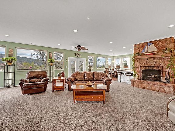 Great room and fireplace