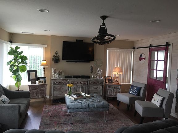 Living Room with new hardwood floors