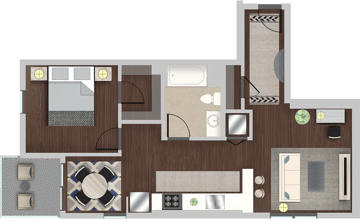 Floor plan B8
