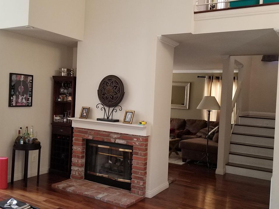 Living room and Dining room w/ fireplace