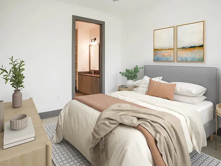 Bedroom with Hard Surface Flooring