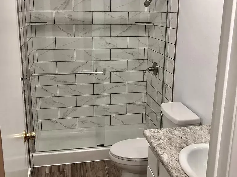 walk-in shower