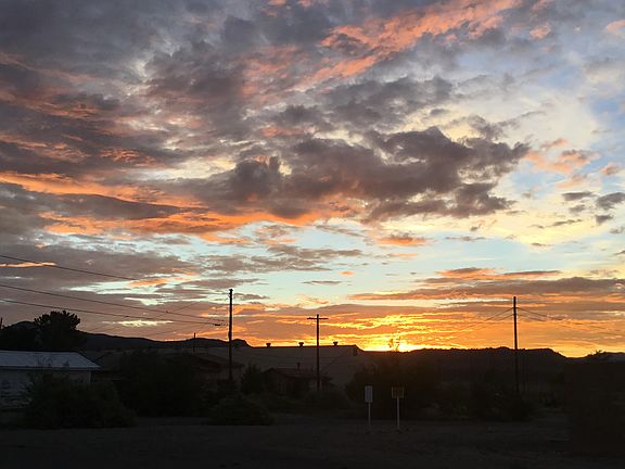 Sunrise from kitchen window