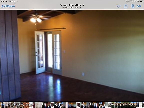 Dining area and kitchen