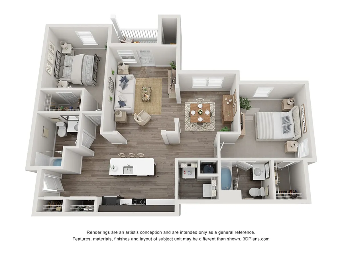 Floor plan The Berkeley | Renovated