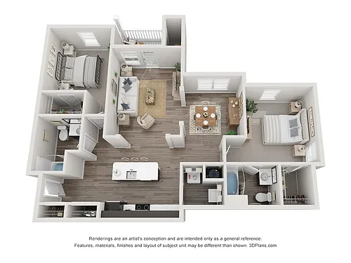 Floor plan The Berkeley | Renovated