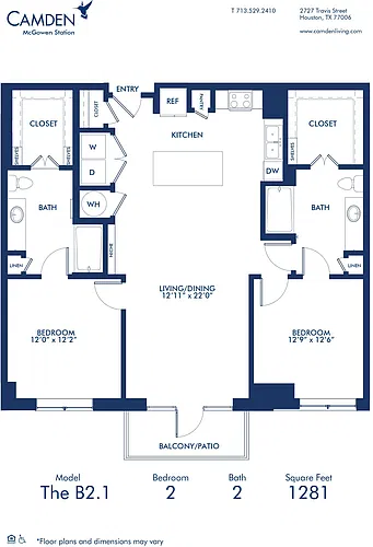 Floor plan B21